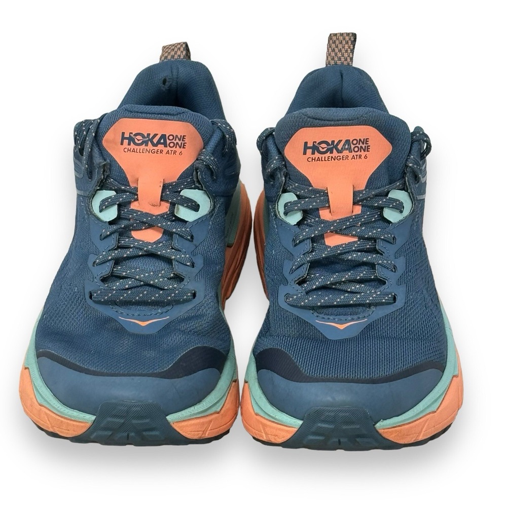 Hoka One One Womens Challenger ATR 1106512 RTCN Blue Running Shoes Sneakers 9.5B
